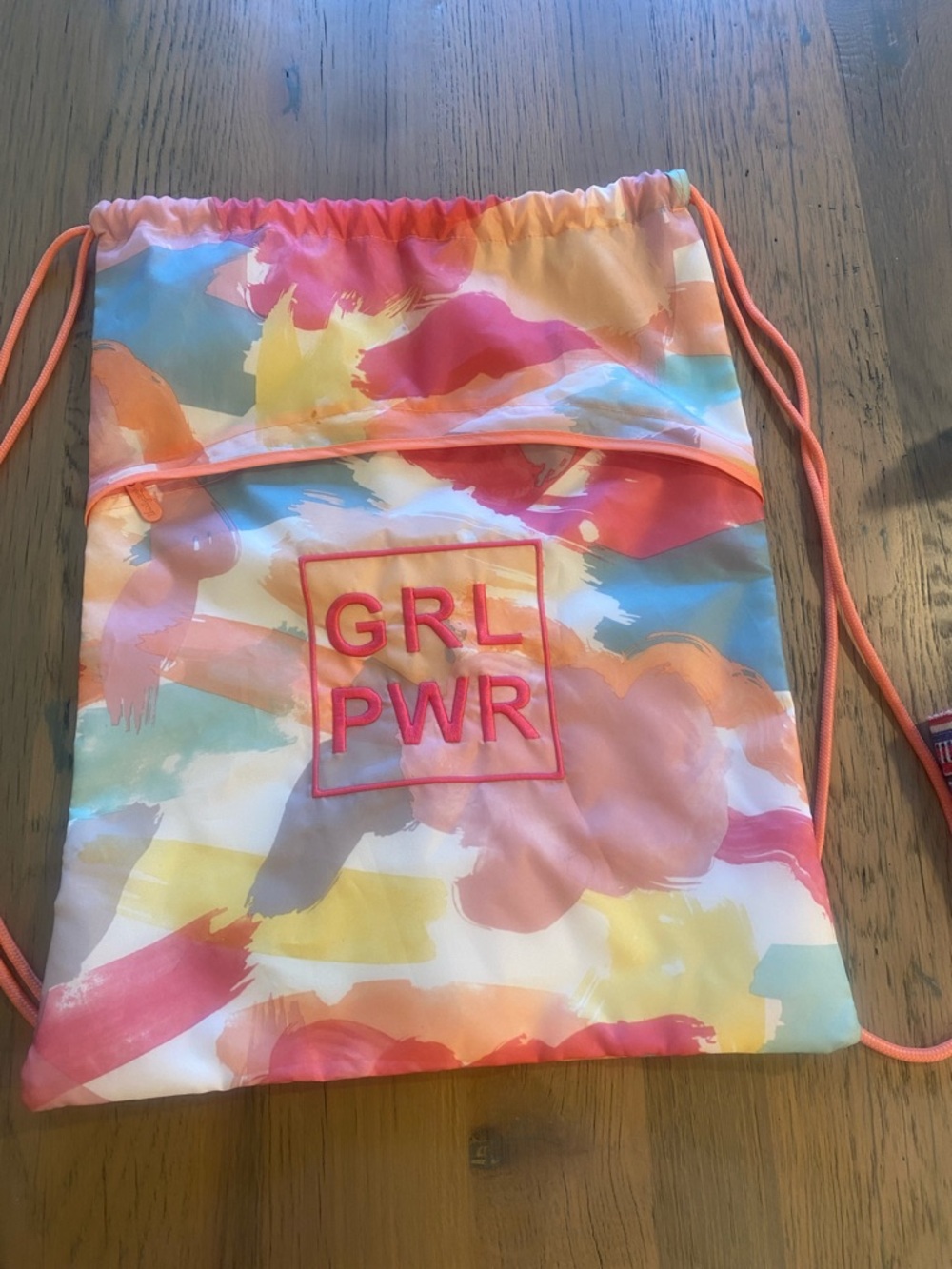Thirty one GRL PWR Pastel Watercolor Drawstring Backpack